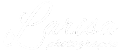 Logo Larisa Photographer Blanc fond transparent 2